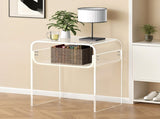 Acrylic Side Table, 2 Tiers Clear Bedside Table with Storage Shelf, Modern Rectangle Acrylic End V952-YKLZYCXXBZCZVRCD6001V0
