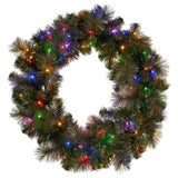 Christabelle 76cm Split Christmas Wreath with LED Lights for Double Front Doors Decoration 112_SENGG76S