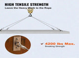 Stainless Steel Cable Railing 3/16" x 1000ft, Wire Rope 316 Marine Grade, Braided Aircraft Cable V952-GSS1X19-4.8MM305MV0