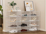 Stacked 6Pc Shoe Box Storage Display Stackable SHOEBOX1006-6PC_NZ