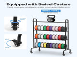 3D Printer Filament Storage Rack, 4 Tier Heavy Duty Storage Shelf, Rolling Filament Spool Holders V952-3DDYSNJYDSSCMA4RR001V0