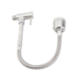 Sink Faucet G1/2 In 360&deg Swivel Wall Mounted Stainless Steel Single Handle Faucet for Kitchen V1294-YM0901-H34417US