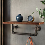 Artiss Floating DIY Pipe Shelf - IVES PIPE-61-1LVL-RACK
