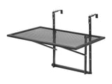 Balcony Hanging Table, 610 x 410 mm Metal Folding Balcony Railing Table, Outdoor Balcony Bar Table V952-FXGZJS19INCHGLWKXV0