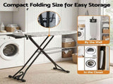 Artiss Foldable Ironing Board with Iron Rest Ironing Board for Laundry Room Arrow IRB-STAND-ARROW-N110-GY