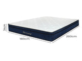 Dreamz 7 Zone Pocket Spring Mattress Medium Firm King MS1029-K-AU