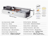 Thermal Machine, 400 Sheets Capacity Hot Glue Machine, Thermal Book Binder 40mm V952-JZJ20400Z12649PLHV3