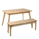 Levede Dining Sets 1XTable1XBench Chair CHTB1039-NT