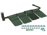 Gardening Tools Set Green Waist Bag Plant Support Clips Adjustable Cable Ties Kit V1294-YM0721-3111210041311