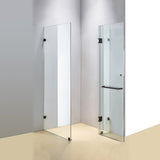 1000 x 800mm Frameless 10mm Glass Shower Screen By Della Francesca V63-830871