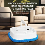 Black P6 Smart Robotic Mop and Floor Cleaner for Full Home Cleansing High Power, Wet & Dry Dual V888-ELOSUNG52149
