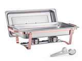 Chafing Dish Buffet Set, 8 Qt 2 Pack, Stainless Steel Chafer with 2 Full Size Pans, Rectangle V952-ZFXBXGSTGK2JJ8OR8V0