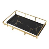 Bathroom Vanity Tray Modern Stylish Anti Slip Kitchen Sink Countertop Storage Organizer L Black V1294-YM0710-3112230084114