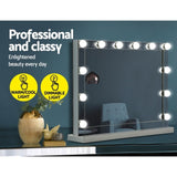 Embellir Makeup Mirror Hollywood with Light Frame Vanity Dimmable Wall 12 LED MM-FRAME-5846-MI