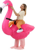 Flamingo Costume for Adults Halloween Inflatable Costume V1188-ONE72-00292-1