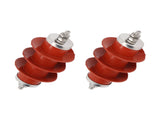 2 PCS 15KV Electric Lightning Arrester Power Grid High Voltage Lightning Arresters Garden V1294-YM0718-3111220238011