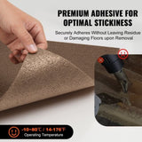 VEVOR Carpet Tiles Peel and Stick, Squares Self Adhesive Carpet Floor Tile, Soft Padded Carpet V952-ZZFKDT1818SZ9DKX7V0