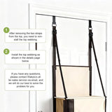 Space-Saving Over-the-Door Cat Hammock with Three Cozy Tiers, Breathable Mesh Lounges, and Sturdy V1341-ZY-EEB746TZ-BEIGE