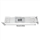 Crack Monitoring Record, 12Pcs Crack Measurement Tool, Crack Width Gauge, Clear Acrylic Corner Crack V1370-AZ4-07685