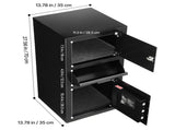 3.6 Cubic Feet Drop Safe, Large Capacity Front Drop Slot Safe Box with Digital Keypad, Heavy Duty 3 V952-TDSBXJ1378131EP8M001V9