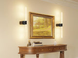Black Battery Operated Wall Sconce Set of 2, Rechargeable Wireless Wall Lights with Remote and V1171-CB-BOM001617