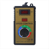AC Motor Speed Controller - Adjustable 100V-120V & 15A Max, Electric Fan Variable Regulator US Plug V1366-AZ2-W-15846