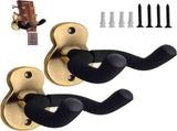 2 Pack Metal Wall Mount Guitar Stand Brackets Compatible with Guitars V1237-MS-912-093