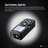Tooleroo 40m Digital Laser Distance Measurer - LCD Area Volume Meter Tool V238-SUPDZ-41184926629968