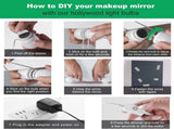 Hollywood Mirror Lights Makeup Vanity Lights, LED Vanity Mirror Lights Kit for Dressing Table, V1171-CB-G16NAUW