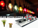 Glass Bottle Cutter Tool for DIY Crafting, Adjustable Cutting Machine for Repurposing Bottles into V1341-ZY-QLEZAA5P-SILVER