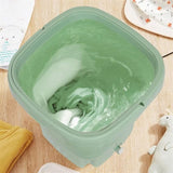 Mini Washing Machine Bucket Folding Portable Laundry Machine Clothes Washing green V201-W12783915