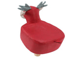 Animal Footstools Prevent Slip Cute Cartoon Giraffe Shape Soft Small Kids Stools for Home Red V1294-YM0703-3116230000311