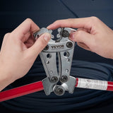 Battery Cable Lug Crimping Tool, 10-1/0AWG Terminal Battery Lug Crimper, with 60PCS V952-DLYJQTLDL1010SBO2V0