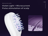 Multi-function Scalp Applicator Comb - Ultrasonic Spray, Red/Blue Light, Microcurrent V888-ELOSUNG26056
