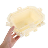 Reusable Transparent Plastic Concrete Mold for Handmade Flower Pots and Bonsai Planters V1370-AZ4-14482
