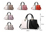 Women's PU Leather Tote Bag Large Capacity Waterproof Handbag V1263-JX-3470