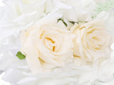 Wedding Bouquets for Bride Soft Ribbon Bridal Bridesmaid Holding Flowers Artificial Rose for Wedding V1294-YM0901-3115240062811