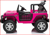 Jeep Off Road Inspired Ride On Car Kids Fairyland Adventure Pink V580-JEEPOZ617
