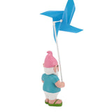 Garden Gnome Statue with Big Windmill Yard Art Sculpture Resin for Indoor Outdoor Patio Lawn Garden V1294-YM0901-3111240259311