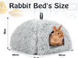 Cat - Rabbit House - Cat House - Plush - Warmth - 40x40x37 CM - Rodent - Cat Bed - Kitten V1188-MS101-01351-1
