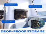 3Pcs Boat Storage Mesh Bag, Self Adhesive Installation, Waterproof and Wear Resistant, for Tool V1366-AZ2-W-15506