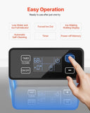 VEVOR Undercounter Built-in Ice Maker, 80 Lbs/Day Under Counter Ice Maker Machine with Reversible V952-SNQRSZBJ80LBQY0EFV3