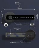 Smart Lock Fingerprint Door Lock,Lock Smart Lock Keyless Entry Door Lock Reader,Home Bedroom V1192-AZ-W-2633