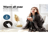 Giselle Bedding Electric Throw Blanket - Chocolate EB-THROW-RUG-CBR