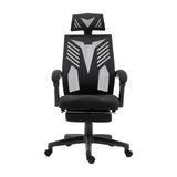 Artiss Mesh Office Chair Recliner Black OCHAIR-H-878-ABK