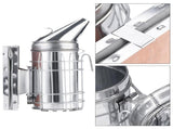Bee Hive Smoker with Heat Shield Protection Board Iron Beekeeping Equipment V1294-YM0722-JY04824