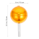 Gilded Hand Crank Flagpole Fitting Kit Sturdy Easy Install Multi for Decor 1Set V1366-AZ2-W-13995