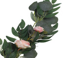 2pcs Artificial Wedding Arch Flowers Colorfast Exquisite Romantic Wedding Welcome Signs Floral V1294-YM0901-3115240006813
