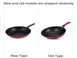 Frying Pan Flat Bottom Cooking Wok Cast Iron Kitchen Ware with Handle for Soup Stew 28cm / 11.02in V1294-YM0716-3118220133113