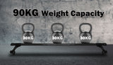 120cm Universal Rain Gutter Car Roof Rack Cross Bars Black Adjustable Brackets Large V610-ROORAC-RG-BLA-120-24